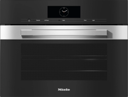 Miele DGC 7845 AM Clean Touch Steel — 24" Combi-Steam Oven (Plumbed)