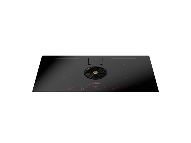 Bertazzoni Bertazzoni Master Series 36" Induction Downdraft Cooktop Black Glass - Culinary Kitchen OKC