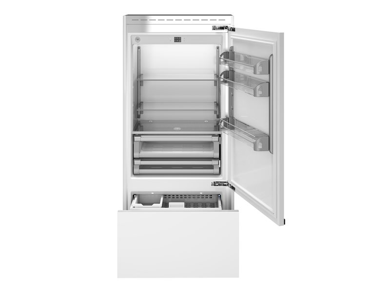 Bertazzoni Bertazzoni Pro Series 36" Built-In Bottom Mount Refrigerator w Ice Maker - Culinary Kitchen OKC