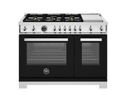 Bertazzoni Bertazzoni Pro Series 48" All-Gas Range 6 Brass Burners and Griddle - Culinary Kitchen OKC