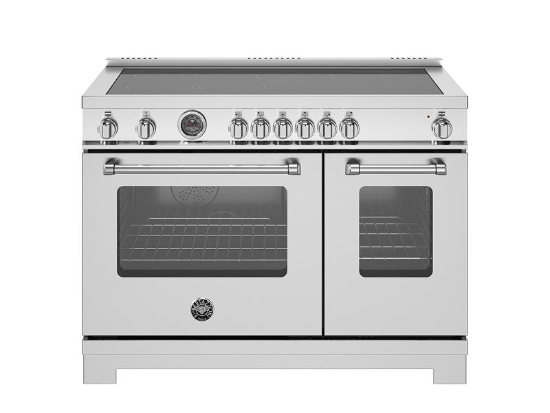 Bertazzoni Bertazzoni Master Series 48" Induction Range 6 Heating Zones and Cast Iron Griddle w Electric Self Cleaning Oven - Culinary Kitchen OKC