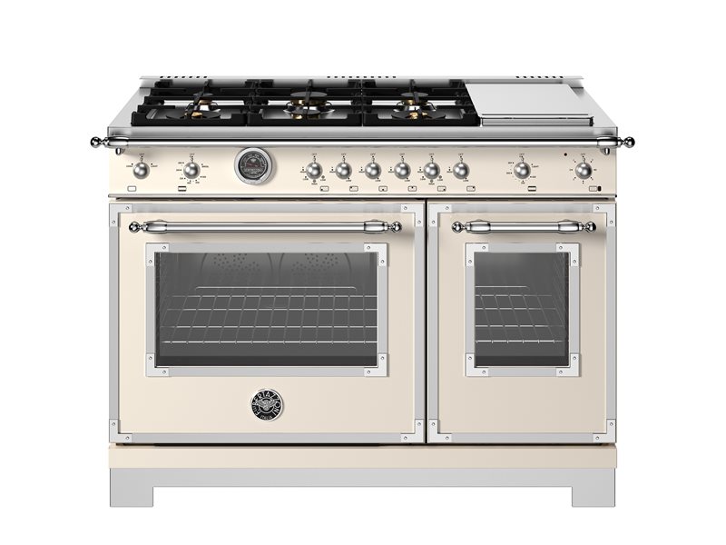 Bertazzoni Bertazzoni Heritage Series 48" All Gas Range w 6 Brass Burners and Griddle - Culinary Kitchen OKC