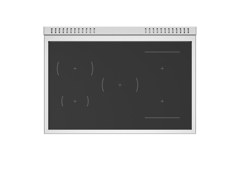 Bertazzoni Bertazzoni Master Series 36" Induction Range w 5 Heating Zones and Cast Iron Griddle w Electric Self-Cleaning Oven - Culinary Kitchen OKC