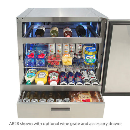 Alfresco Alfresco 28" Undercounter Fridge - Culinary Kitchen OKC