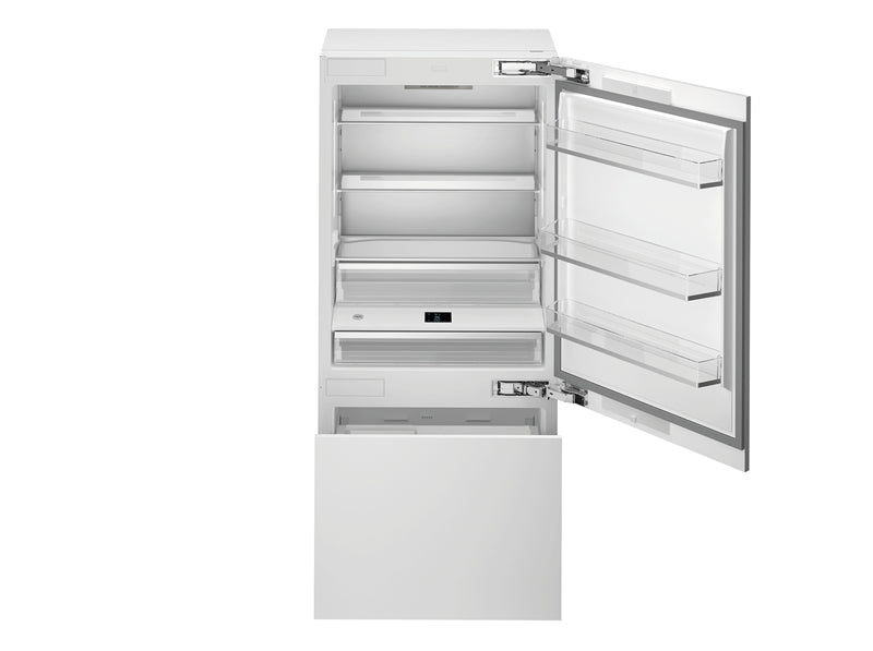 Bertazzoni Bertazzoni Heritage Series 36" Bottom Mount Built-In Refrigerator w Ice Maker and Internal Water Dispenser - Culinary Kitchen OKC