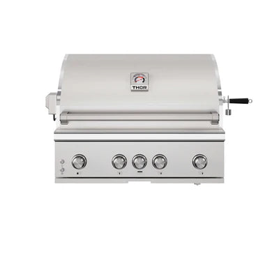 Thor Thor 36" 4-Burner Built-In Gas Grill w Sear/Rear Infrared Burner & Rotisserie - Culinary Kitchen OKC