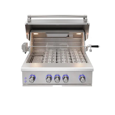 Thor Thor 36" 4-Burner Built-In Gas Grill w Sear/Rear Infrared Burner & Rotisserie - Culinary Kitchen OKC