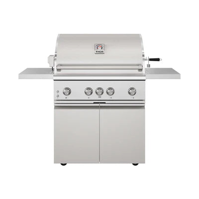 Thor Thor 36" 4 Burners Built-In Gas Grill on cart w Sear/Rear Infrared Burner & Rotisserie Natural Gas - Culinary Kitchen OKC