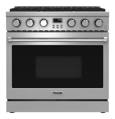 Thor Thor 36" Gas Range in Stainless Steel - Culinary Kitchen OKC