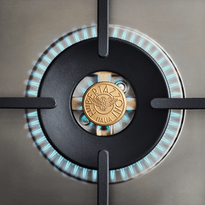 Bertazzoni Bertazzoni Master Series 36" Drop-In Gas Cooktop w 6 Brass Burners - Culinary Kitchen OKC