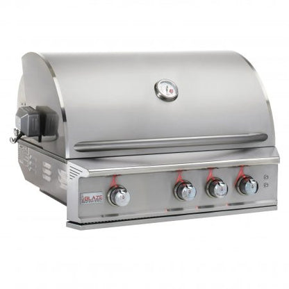 Blaze Blaze Professional LUX 34" 3 Burner Built-In Gas Grill w Rear Infrared Burner - Culinary Kitchen OKC