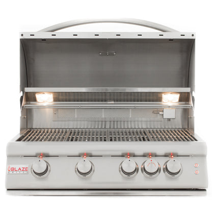 Blaze Blaze 32" 4 Burner LTE Gas Grill w Rear Burner - Culinary Kitchen OKC