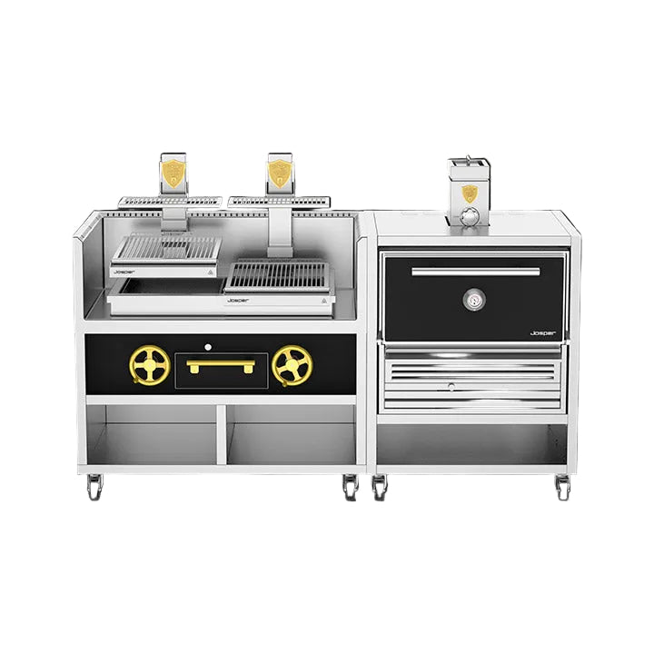 Josper Josper Combo CVJ-50-PRO-Medium / Charcoal Oven HJX-PRO + Double Basque Grill in one module - Culinary Kitchen OKC