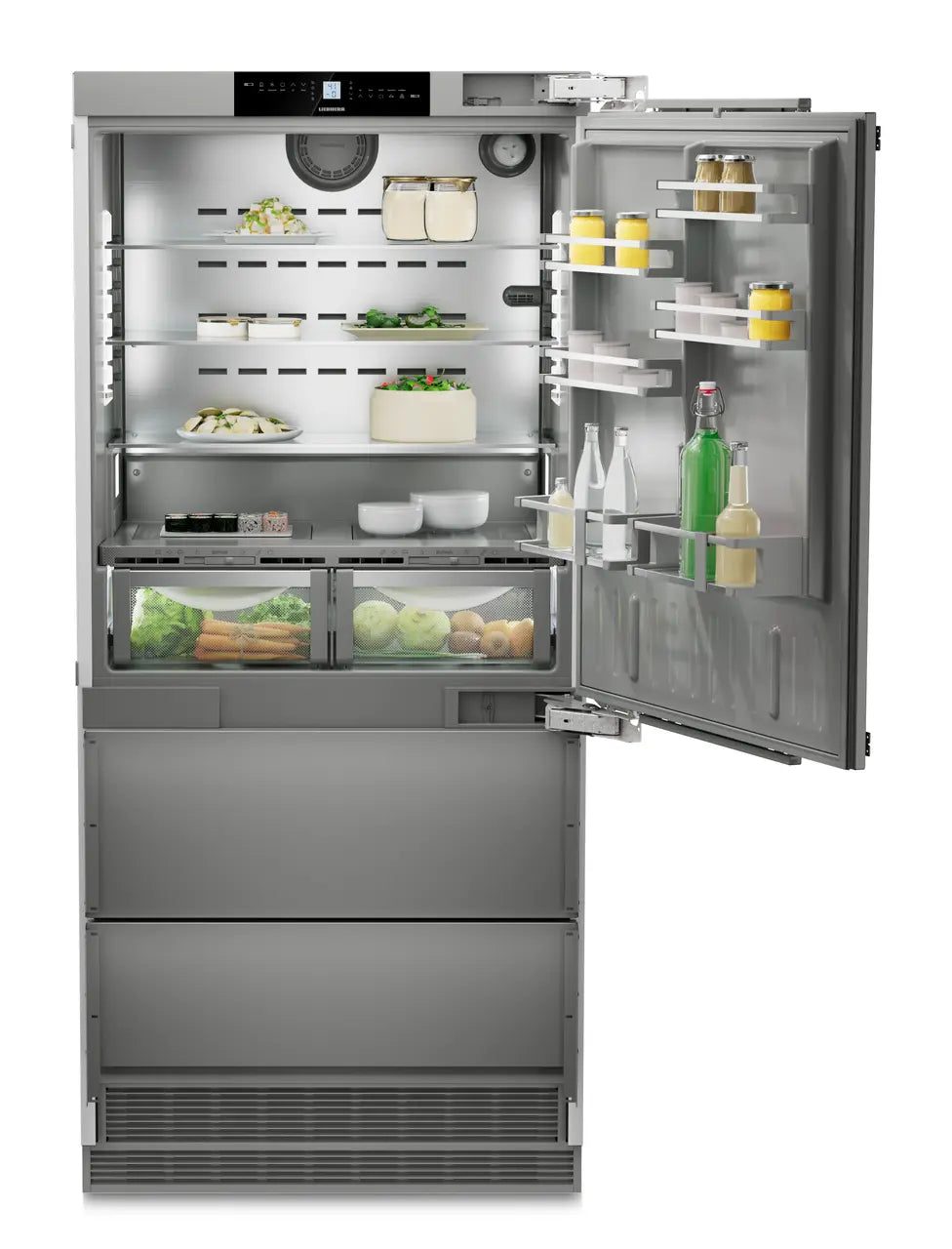 Liebherr Fully Integrated Bottom Freezer Refrigerator with BioFresh