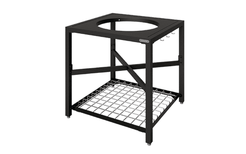 Big Green Egg Medium Egg Frame with Stainless Grid Insert for Modular Nest System - Culinary Kitchen OKC