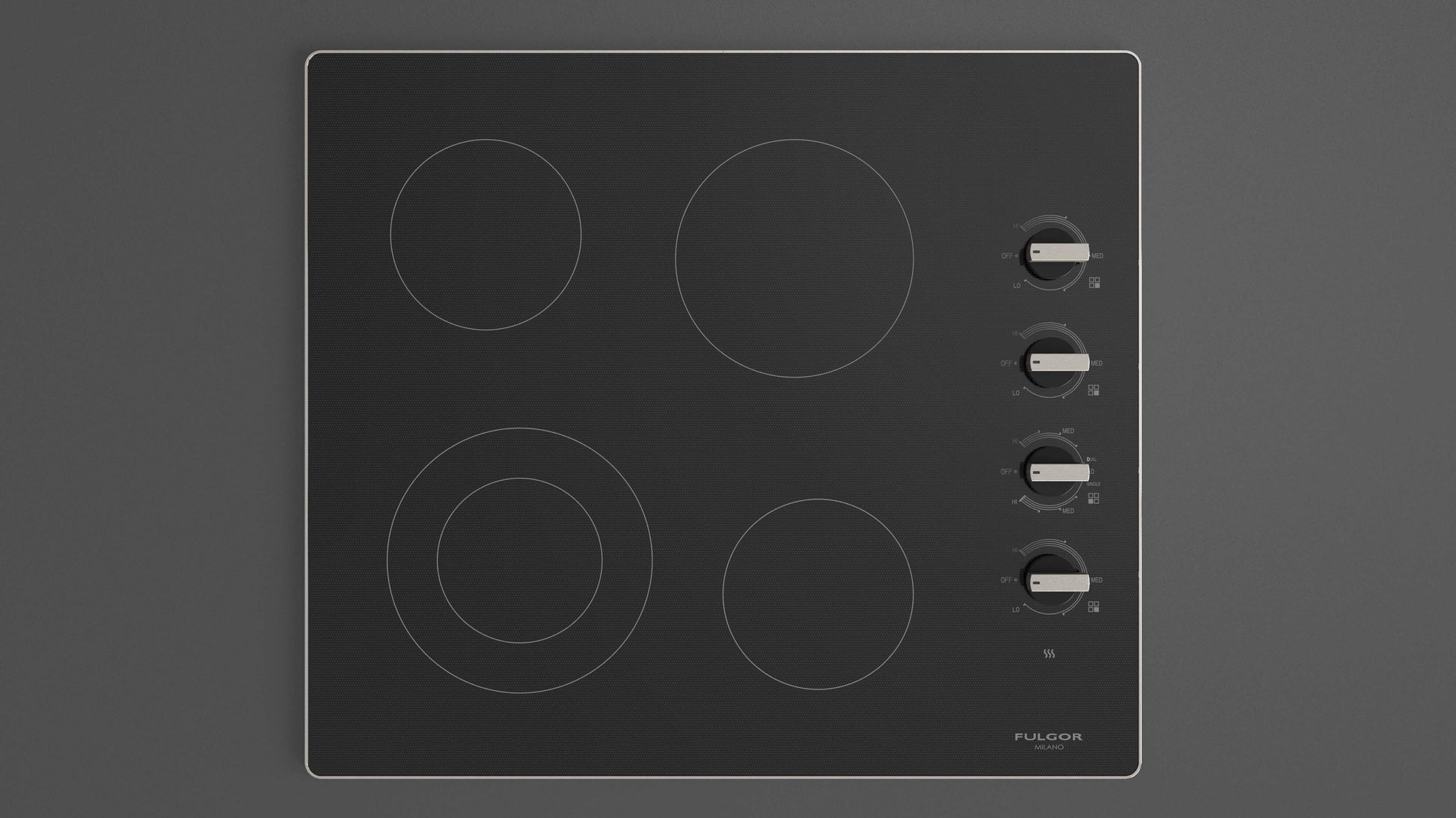 Fulgor Milano Fulgor Milano 24" Radiant Cooktop w Knobs - Culinary Kitchen OKC