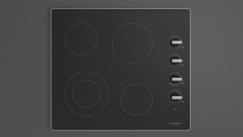 Fulgor Milano Fulgor Milano 24" Radiant Cooktop w Knobs - Culinary Kitchen OKC