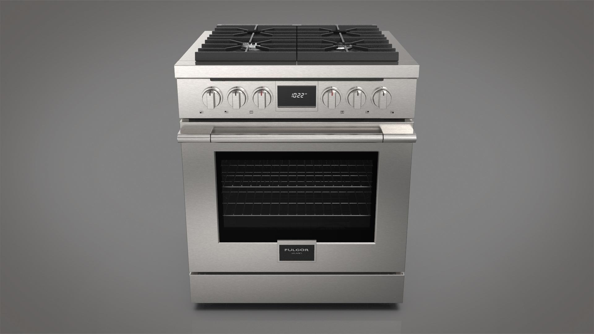 Fulgor Milano Fulgor Milano 30" Dual Fuel Range - Culinary Kitchen OKC