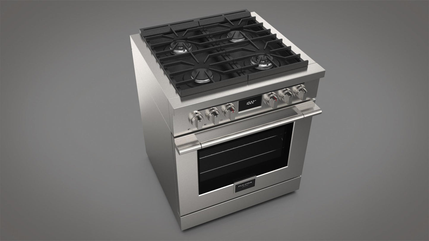 Fulgor Milano Fulgor Milano 30" Dual Fuel Range - Culinary Kitchen OKC
