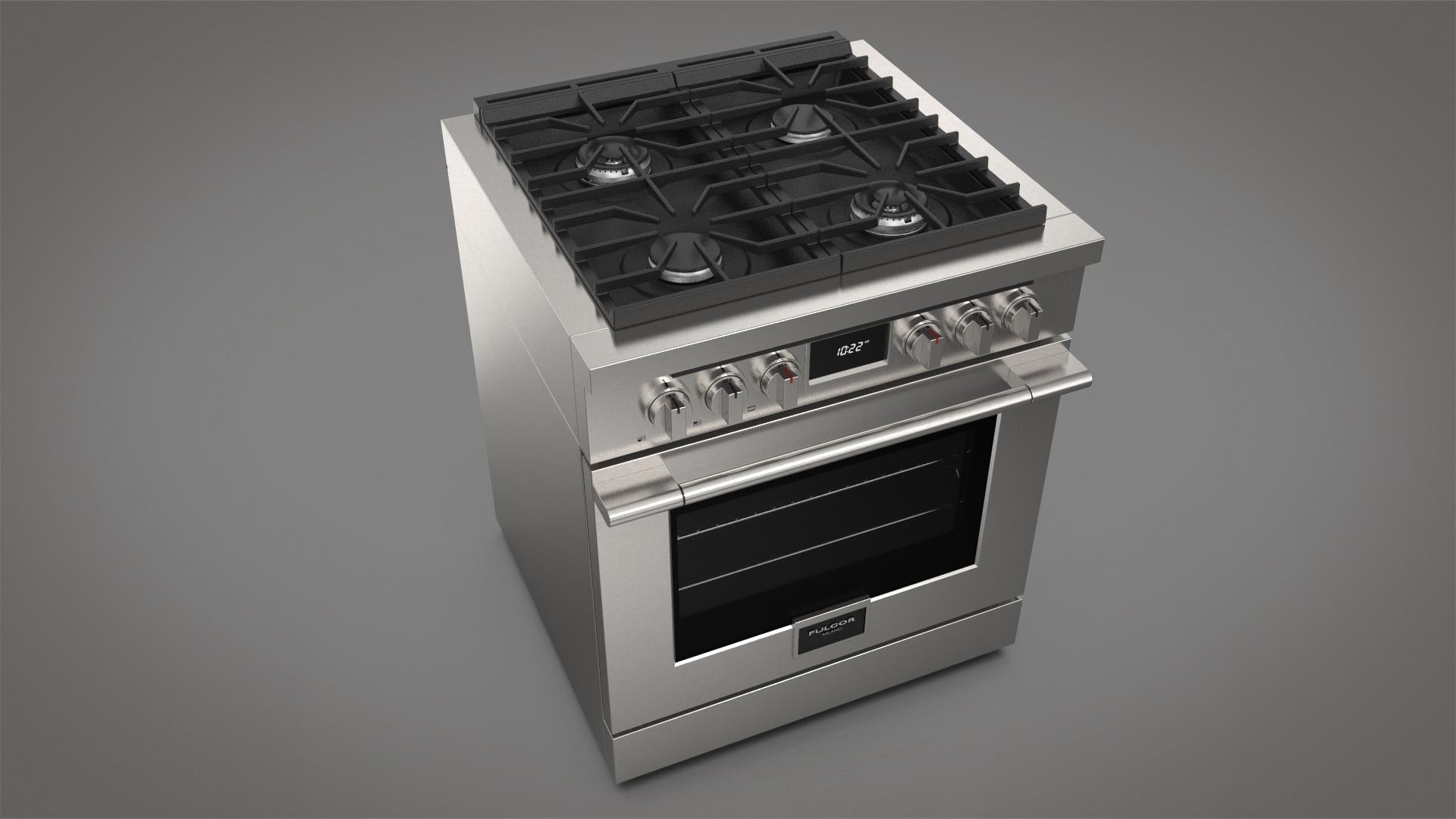 Fulgor Milano Fulgor Milano 30" Dual Fuel Range - Culinary Kitchen OKC