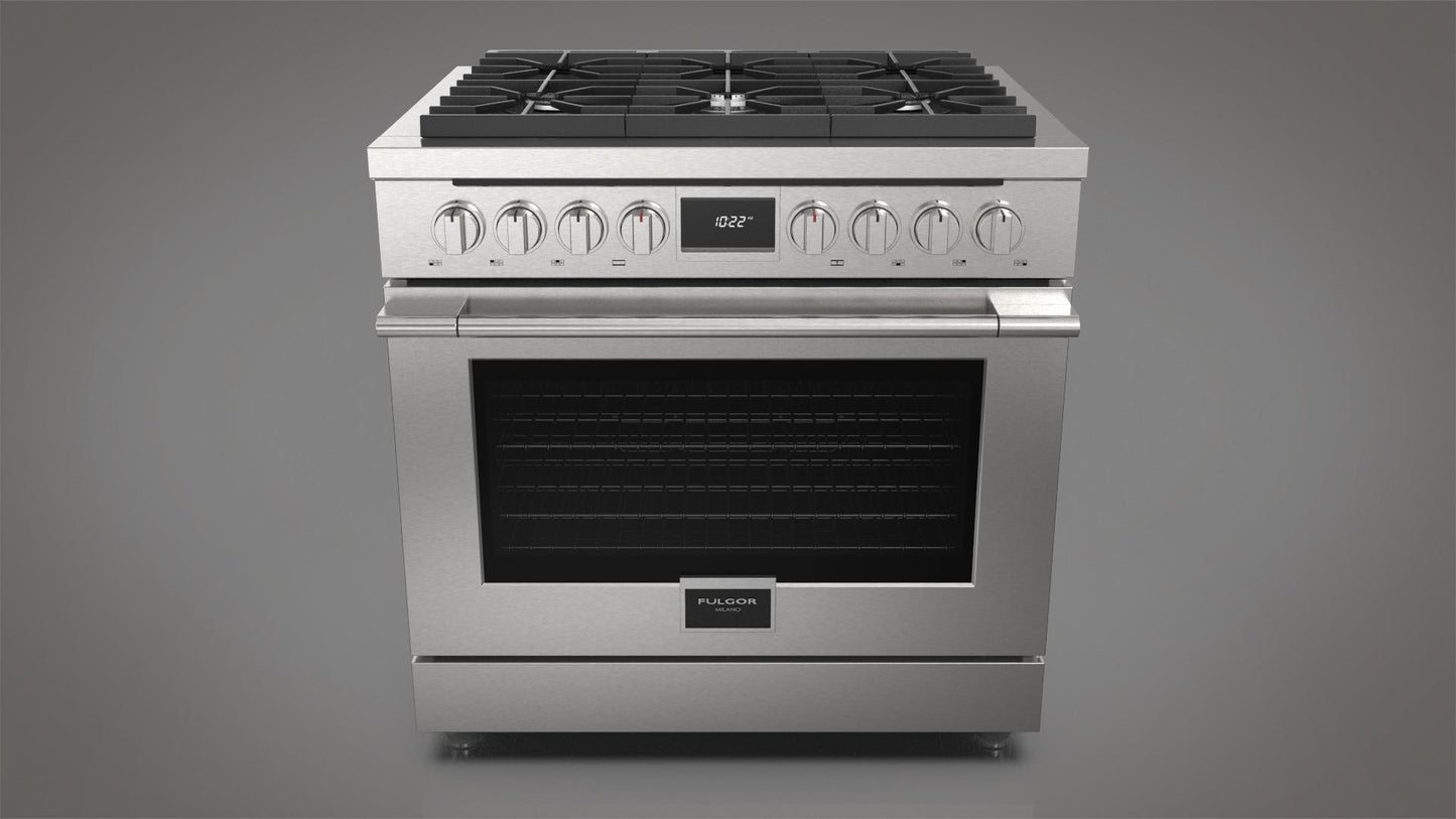 Fulgor Milano Fulgor Milano 36" Dual Fuel Range - Culinary Kitchen OKC