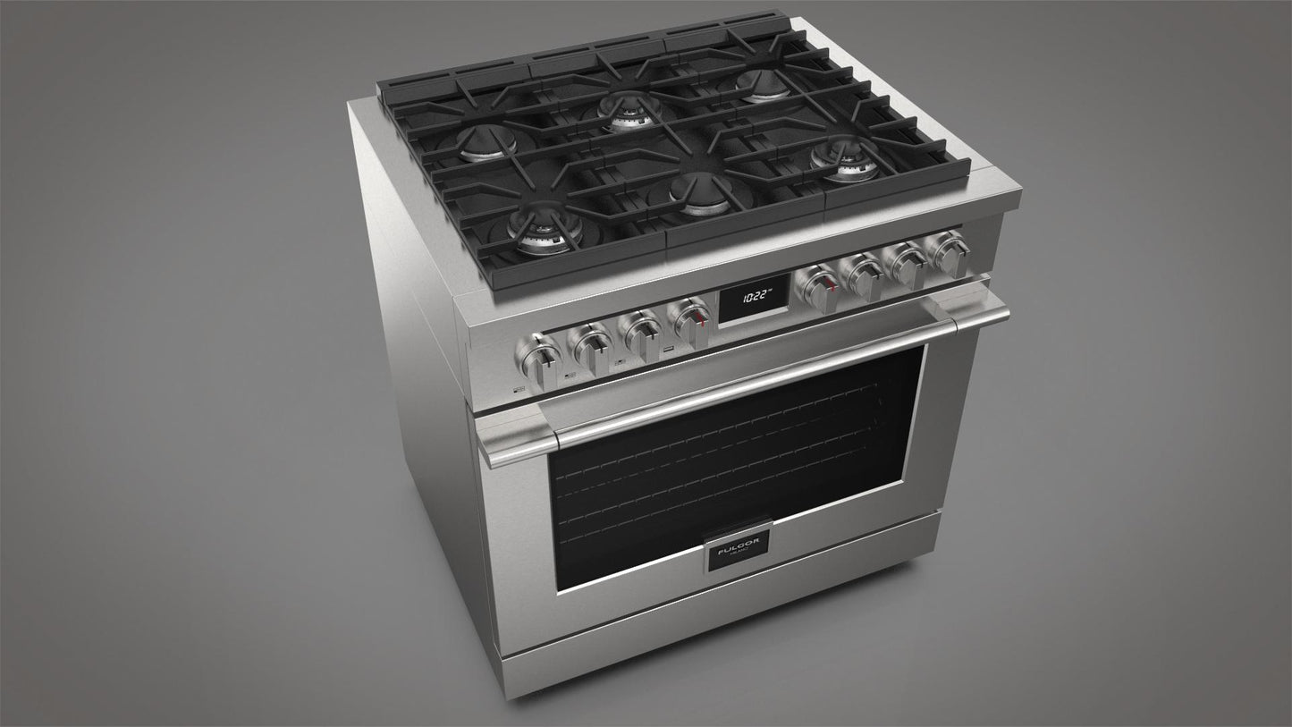 Fulgor Milano Fulgor Milano 36" Dual Fuel Range - Culinary Kitchen OKC