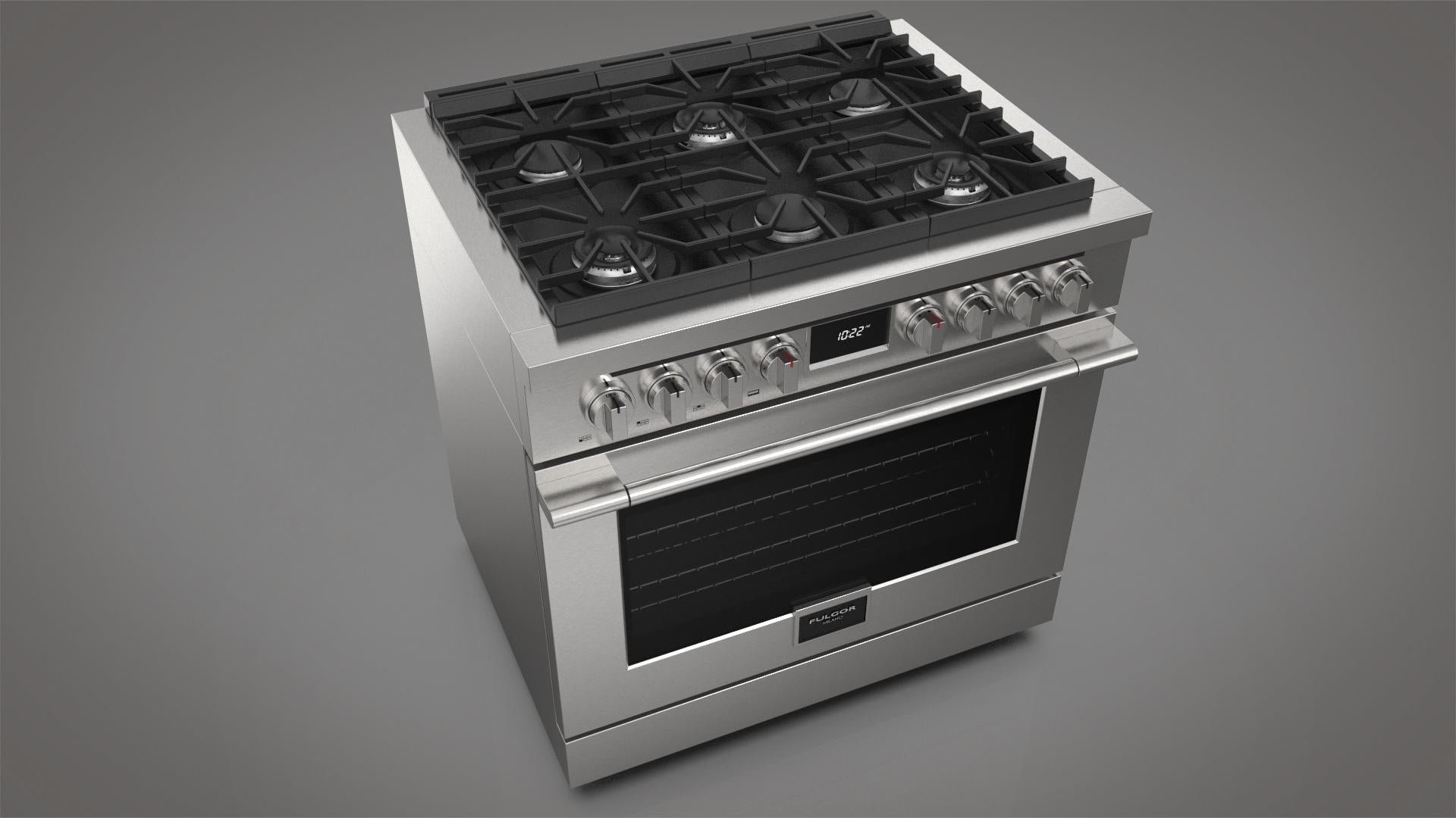 Fulgor Milano Fulgor Milano 36" Dual Fuel Range - Culinary Kitchen OKC