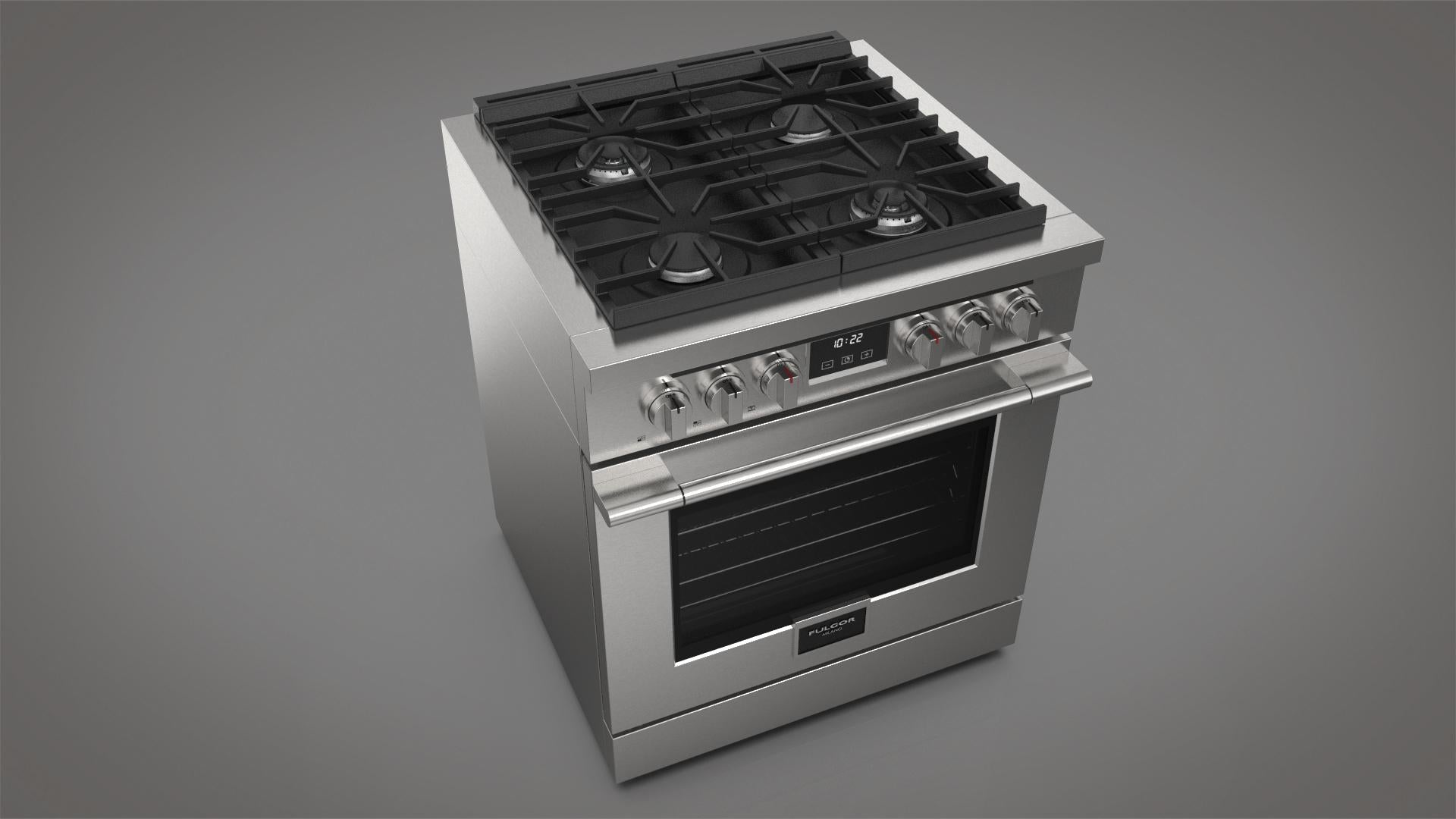Fulgor Milano Fulgor Milano 30" All Gas Range - Culinary Kitchen OKC