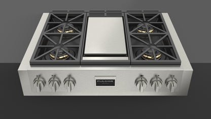 Fulgor Milano Fulgor Milano Sofia 36" Pro Gas Rangetop w Griddle - Culinary Kitchen OKC