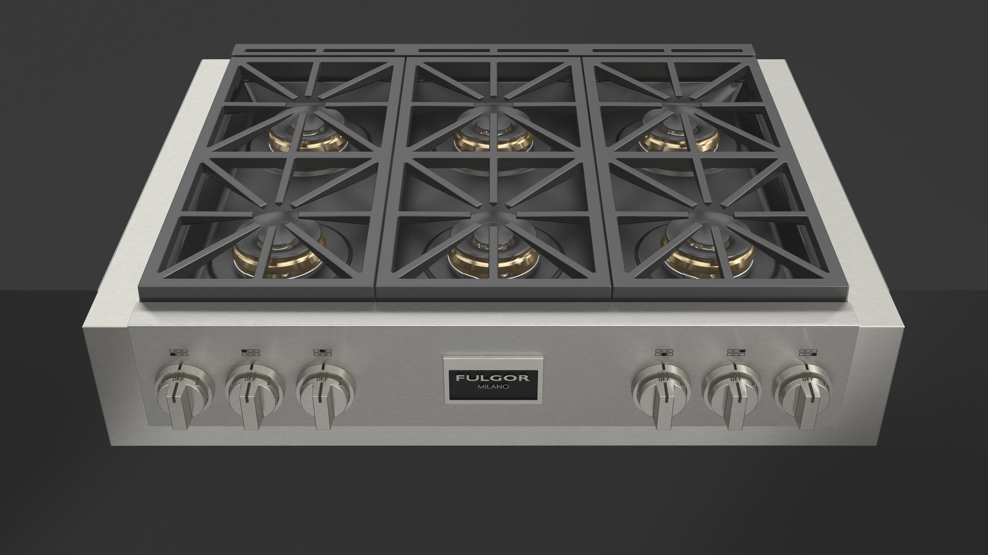 Fulgor Milano Fulgor Milano 36" Pro Gas Range Top - Culinary Kitchen OKC