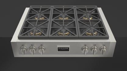 Fulgor Milano Fulgor Milano 36" Pro Gas Range Top - Culinary Kitchen OKC