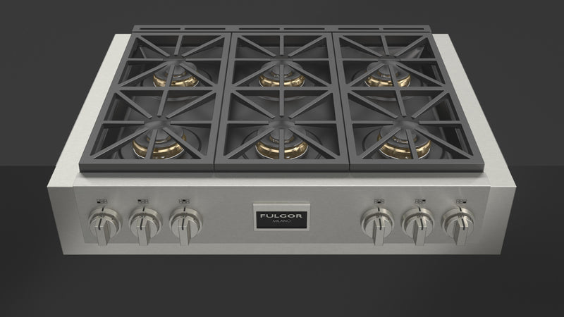 Fulgor Milano Fulgor Milano 36" Pro Gas Range Top - Culinary Kitchen OKC
