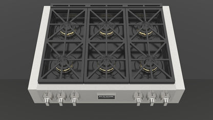 Fulgor Milano Fulgor Milano 36" Pro Gas Range Top - Culinary Kitchen OKC