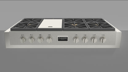 Fulgor Milano Fulgor Milano 48" Pro Gas Range Top - Culinary Kitchen OKC