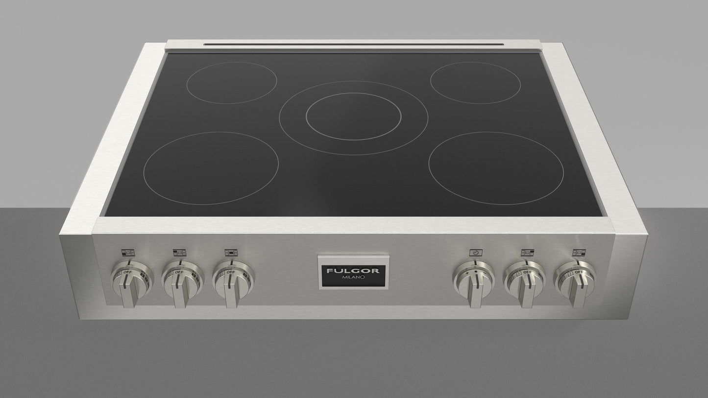Fulgor Milano Fulgor Milano 36" Induction Range Top - Culinary Kitchen OKC