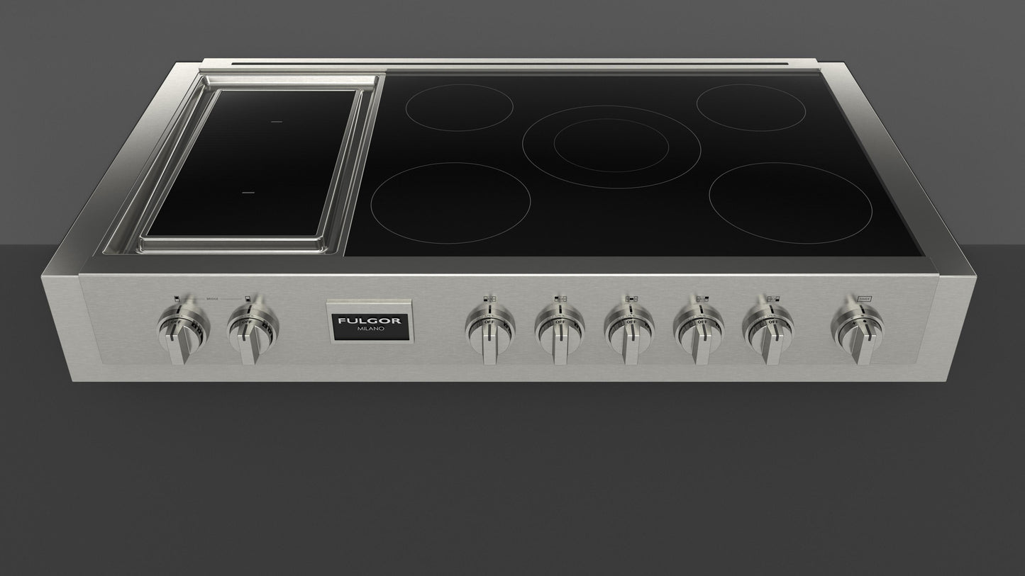 Fulgor Milano Fulgor Milano 48" Pro Induction Rangetop w Griddle - Culinary Kitchen OKC