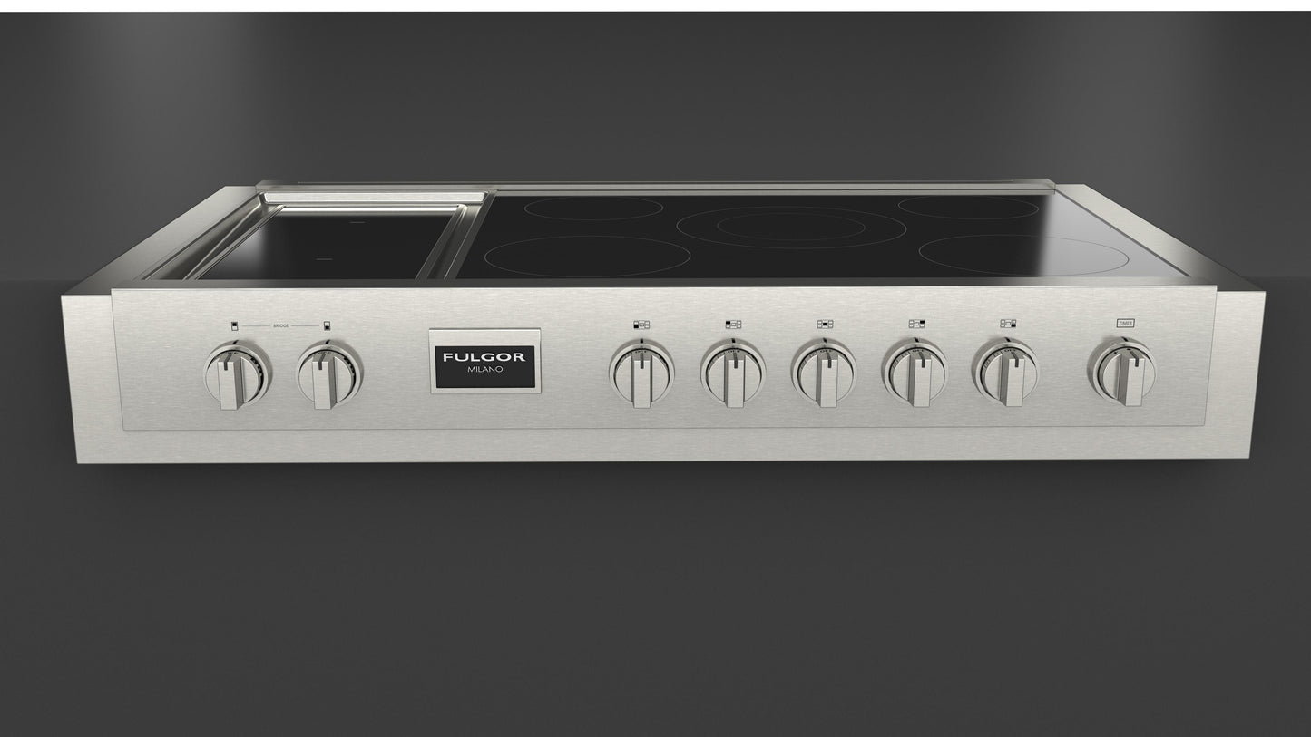 Fulgor Milano Fulgor Milano 48" Pro Induction Rangetop w Griddle - Culinary Kitchen OKC