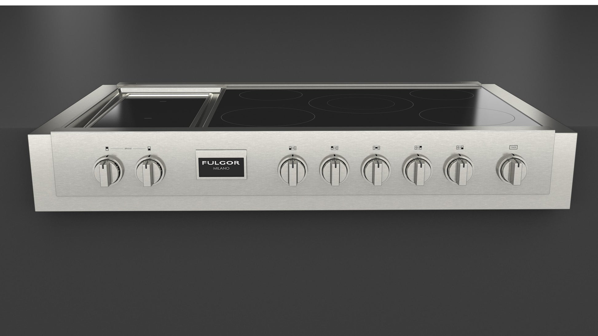 Fulgor Milano Fulgor Milano 48" Pro Induction Rangetop w Griddle - Culinary Kitchen OKC