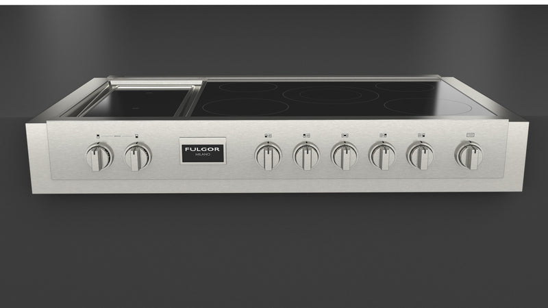 Fulgor Milano Fulgor Milano 48" Pro Induction Rangetop w Griddle - Culinary Kitchen OKC