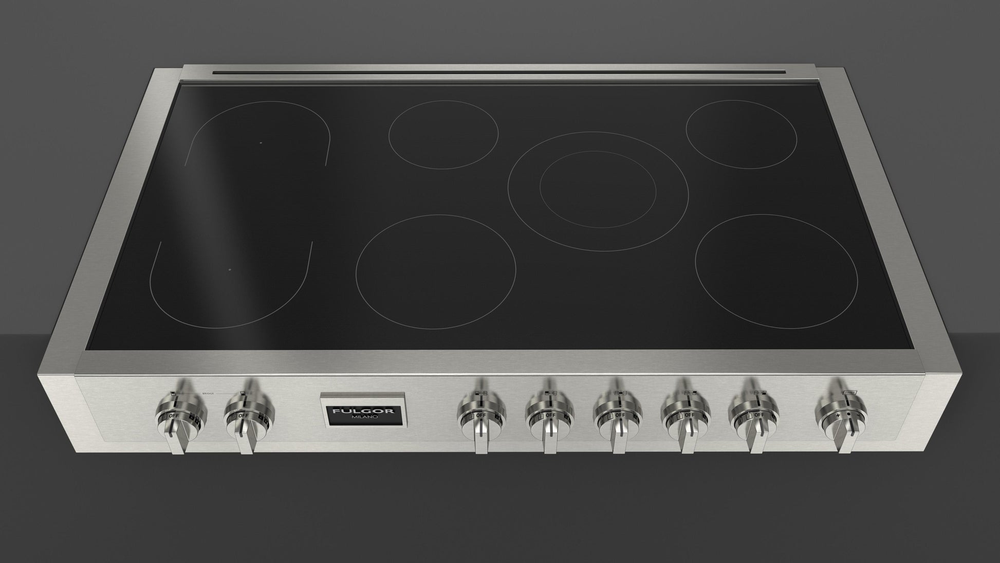 Fulgor Milano Fulgor Milano Sofia 48" Pro Induction Rangetop - All Glass - Culinary Kitchen OKC