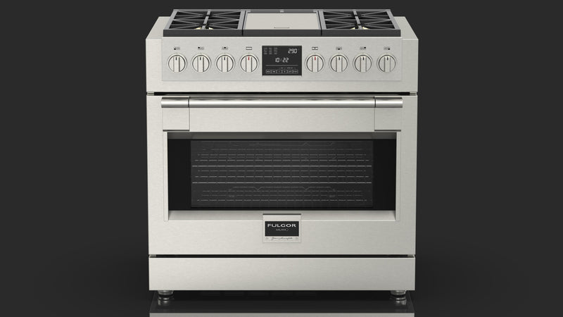 Fulgor Milano Fulgor Milano 36" Dual Fuel Pro Range w Griddle - Culinary Kitchen OKC