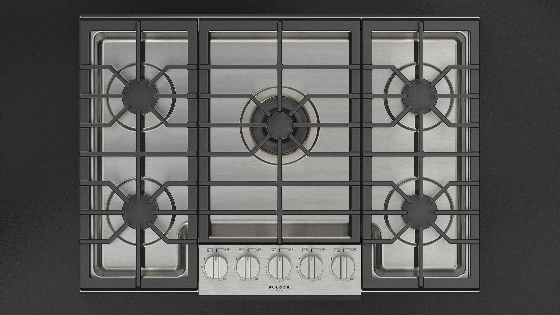 Fulgor Milano Fulgor Milano 30" Pro Gas Cooktop - Culinary Kitchen OKC