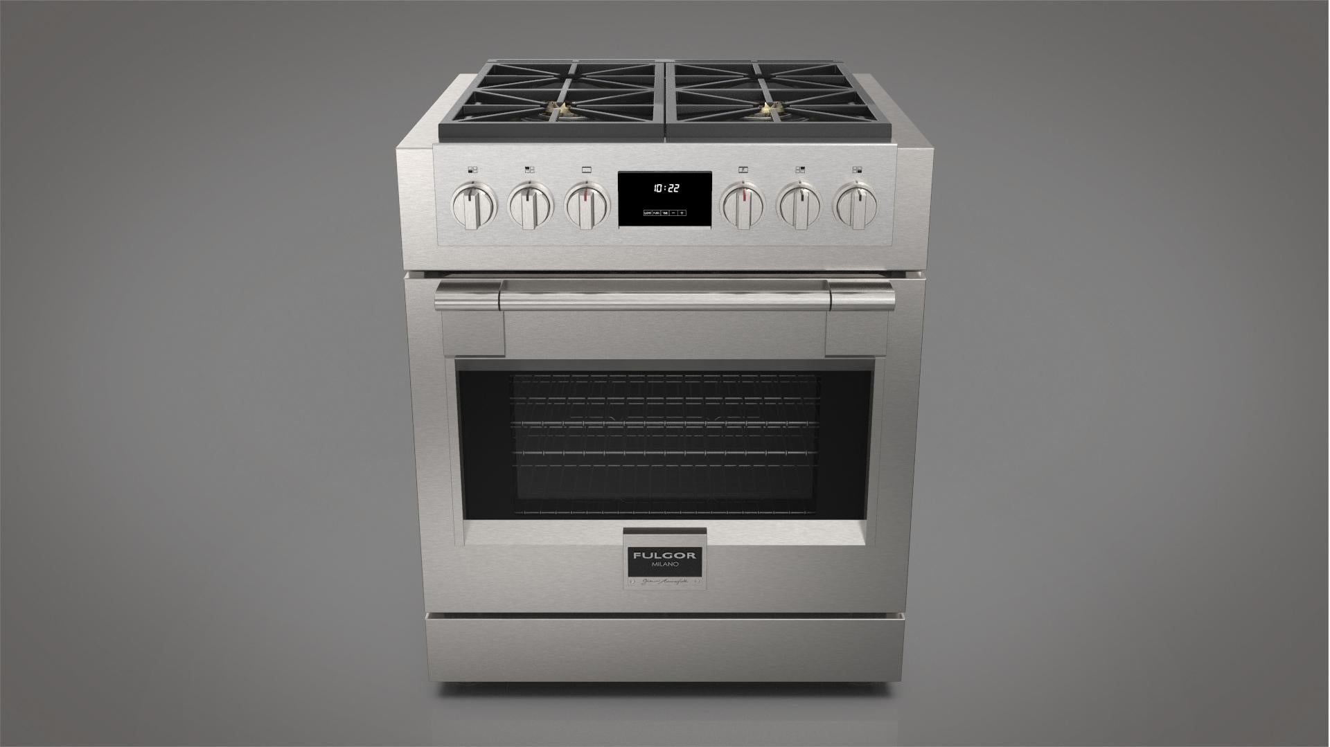Fulgor Milano Fulgor Milano 30" All Gas Pro Range - Culinary Kitchen OKC