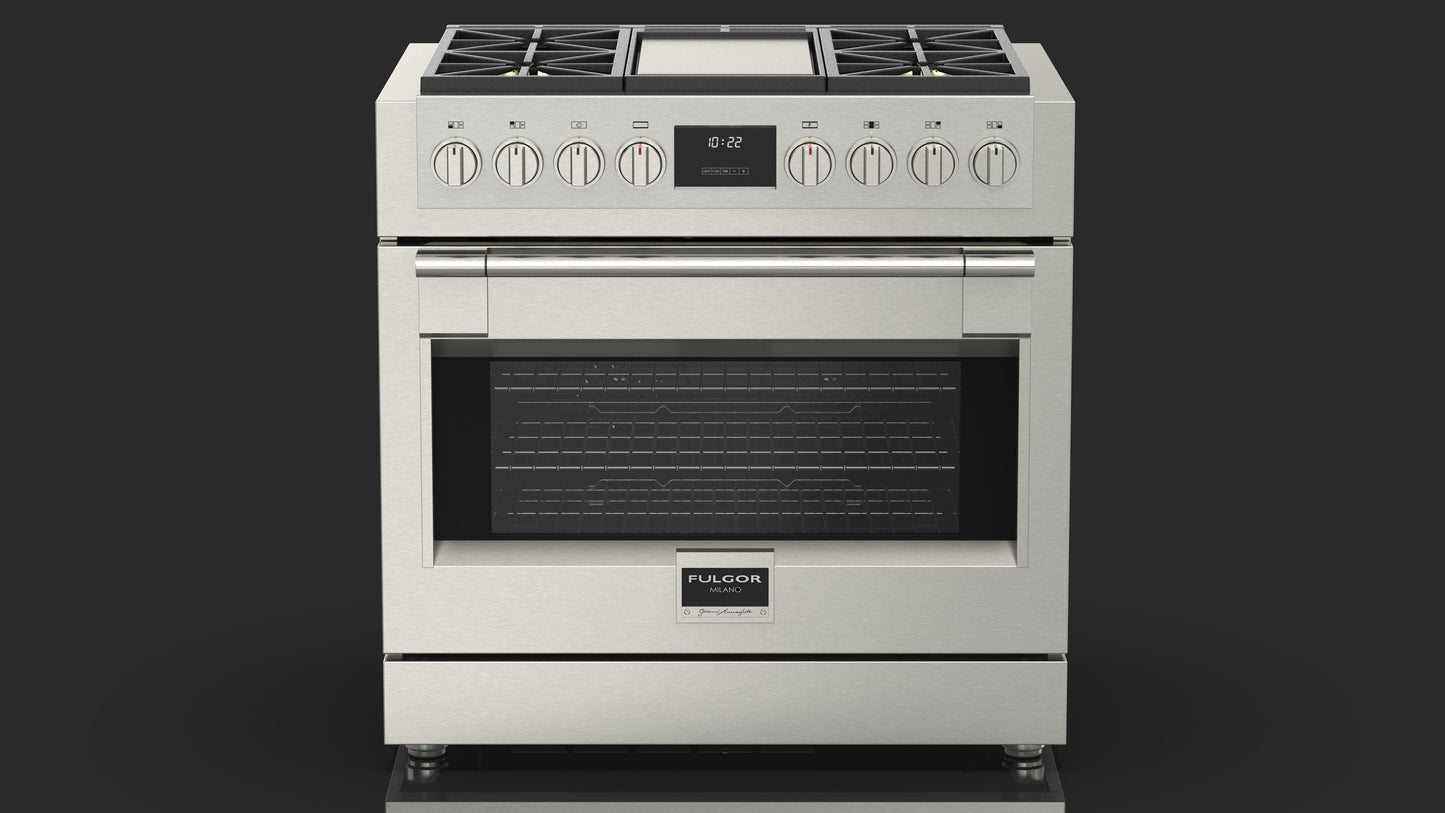 Fulgor Milano Fulgor Milano Sofia 36" Pro All Gas Range w Griddle - Culinary Kitchen OKC