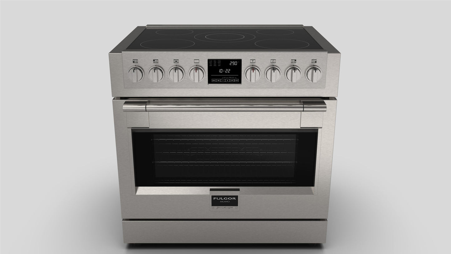 Fulgor Milano Fulgor Milano 36" Induction Pro Range - Culinary Kitchen OKC