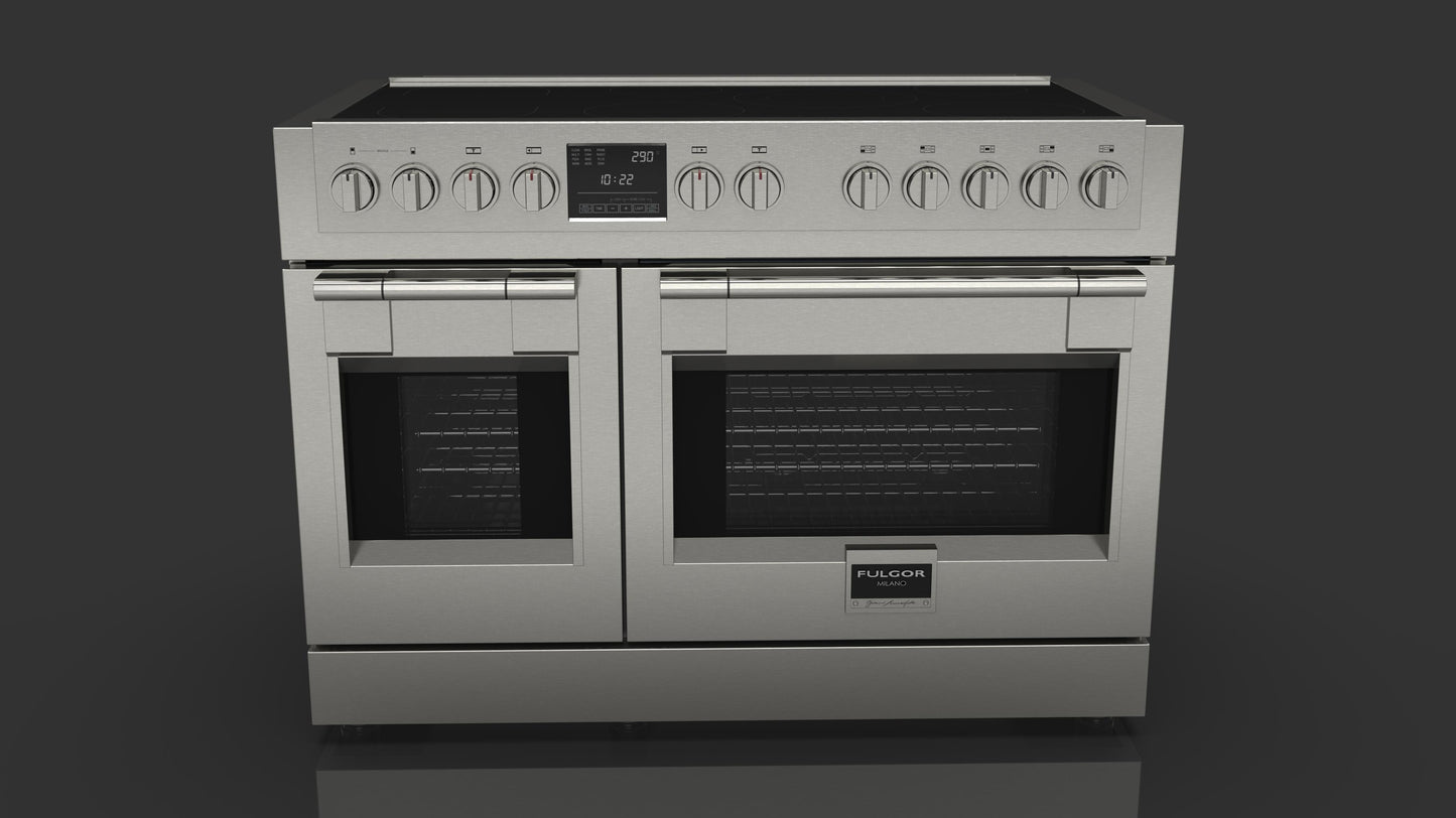 Fulgor Milano Fulgor Milano 48" Sofia Pro Induction Range - All Glass - Culinary Kitchen OKC