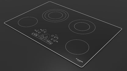 Fulgor Milano Fulgor Milano 30" Radiant Cooktop w Brushed Aluminum Trim - Culinary Kitchen OKC