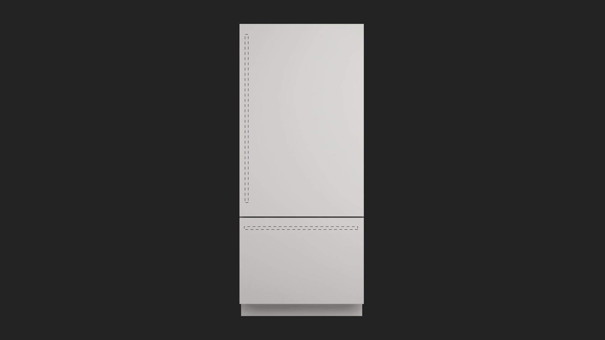 Fulgor Milano Fulgor Milano 36" Overlay Built-In Fridge Right Hinge - Culinary Kitchen OKC
