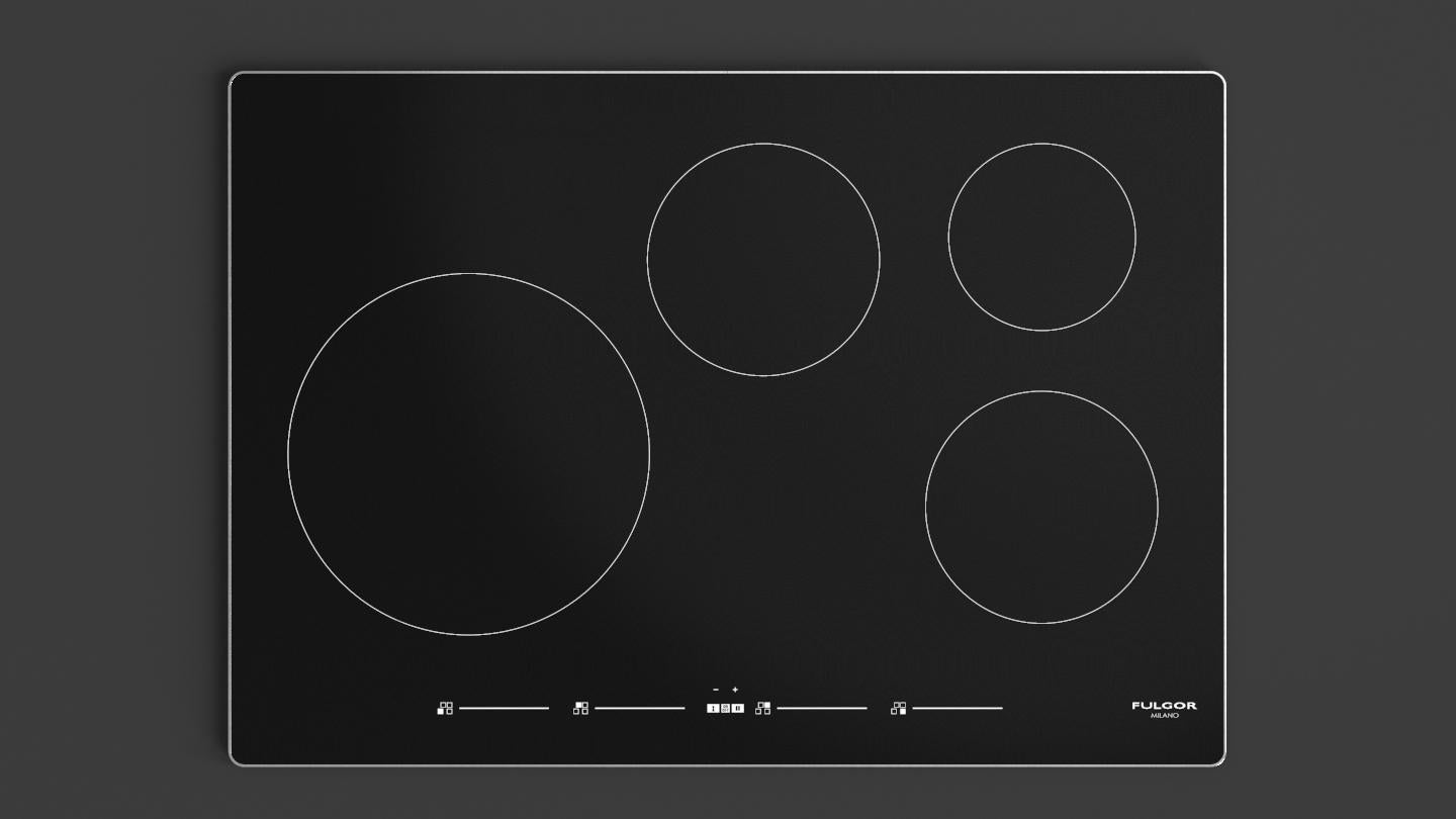 Fulgor Milano Fulgor Milano 30" Induction Cooktop w Brushed Aluminum Trim - Culinary Kitchen OKC
