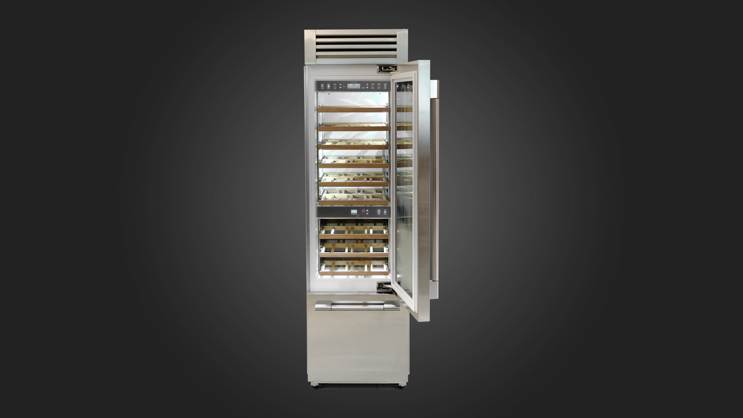 Fulgor Milano Fulgor Milano 24" Sofia Pro Wine Cellar Right Hinge - Culinary Kitchen OKC